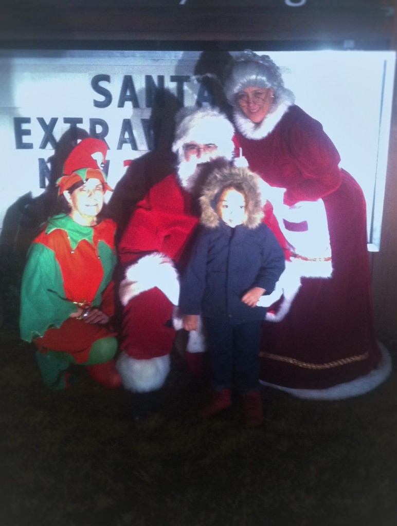 Aunty Joe and santa and Mrs claus