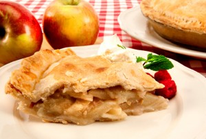 Mrs. Claus fresh Apple Pie.