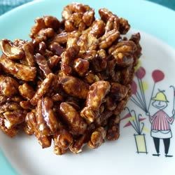 Chocolate Puffed Wheat Squares