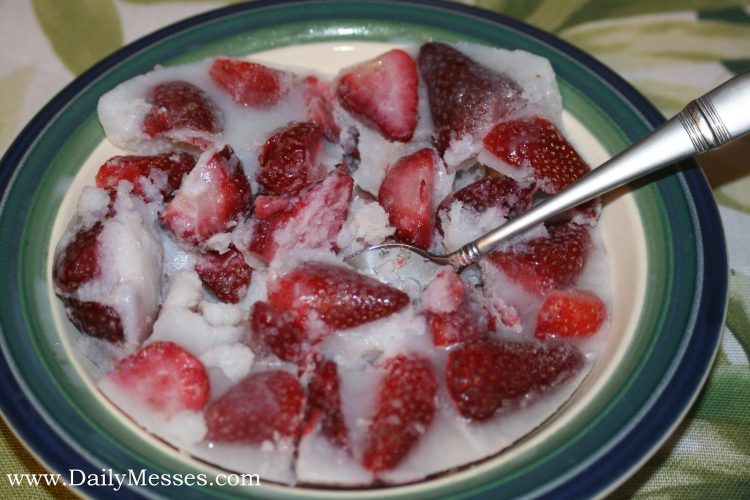Mrs Claus Frozen Strawberry Kisses